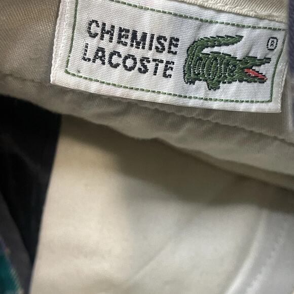 Vtg 80s 90s Lacoste Plaid Golf Pants Old Money Preppy Academia 100% Wool Japan - Picture 6 of 7